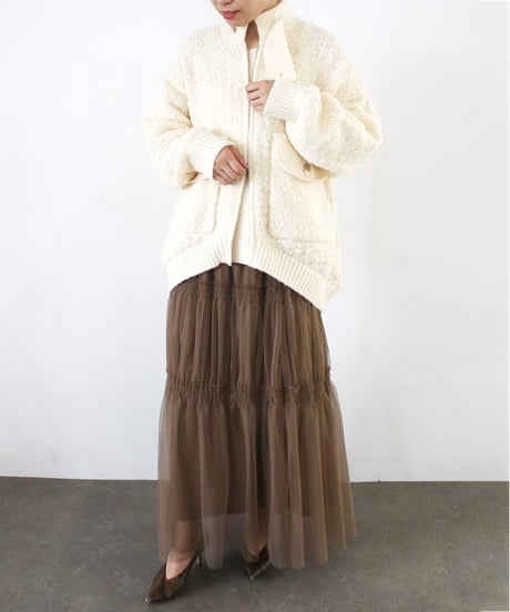 【TORRAZZO DONNA】ご予約　Big Pocket Knit Blouzon