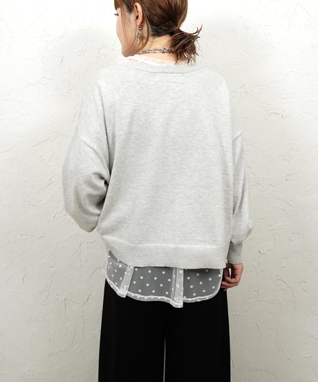Cotton loose knit【mocaラスト1点】