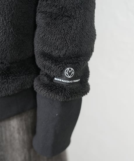 【MAISON MAVERICK PRESENTS】ご予約 大ヒット！ Hight-Neck Zipup Boa
