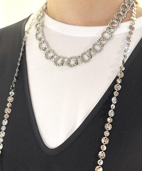 【Sea'ds Mara】 ご予約　Liren限定 Coin chain glasses necklace