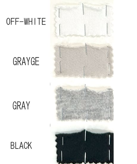 【cafune】ご予約  gauze french terry pullover