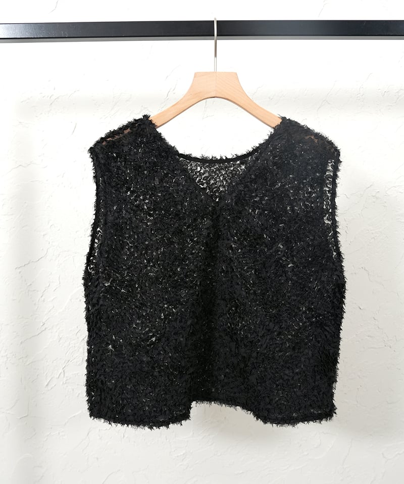 Tulle sheer vest【ラスト1点】 | select shop Liren