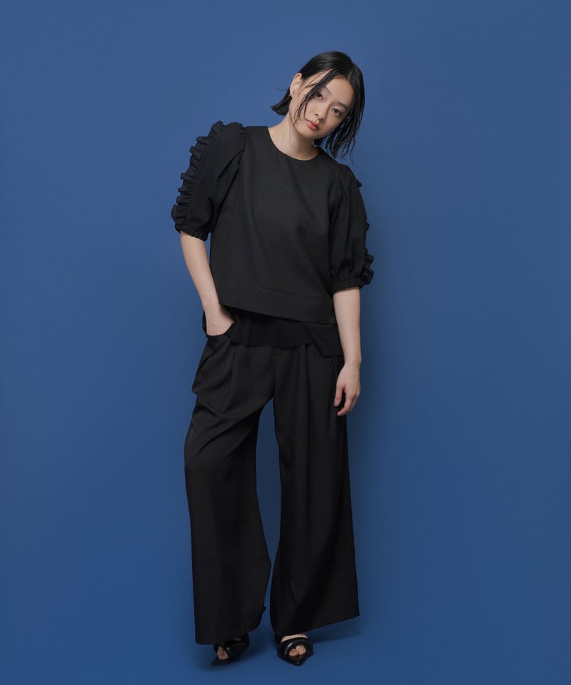 CYAN tokyo】 ご予約 Wタックストレッチワイド | select shop Liren