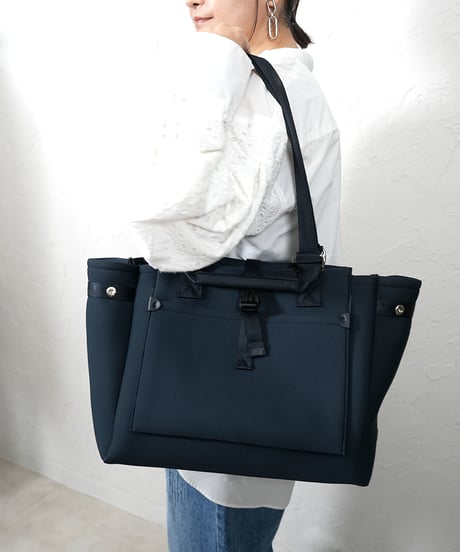 Liren別注カラー　Neoprene wide tote bag 【26ss】残り僅か！