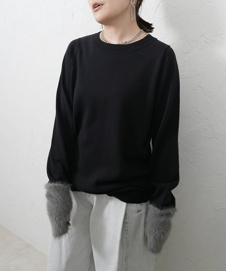 【siro de labonte】　ご予約  COTTON shaggy sleeve　p/o