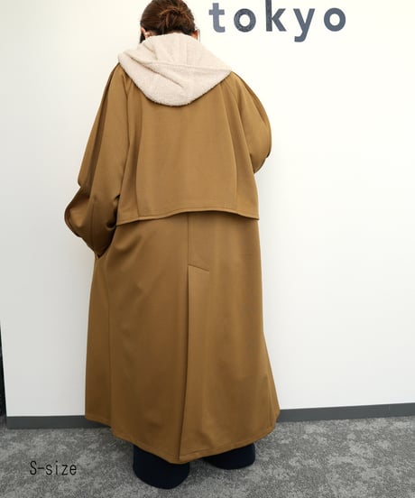 【CYAN tokyo】　ご予約  Liren別注size ピンスリーブBIGカルゼコート