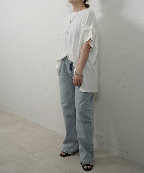 Prime cool leeve tuck Tshirt
