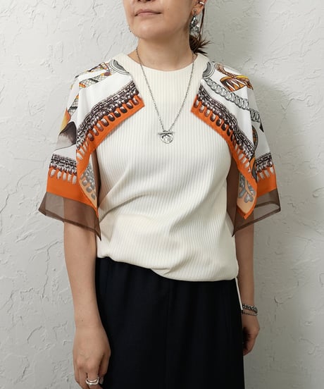 Scarf sleeve pullover【追加！ラスト1点】