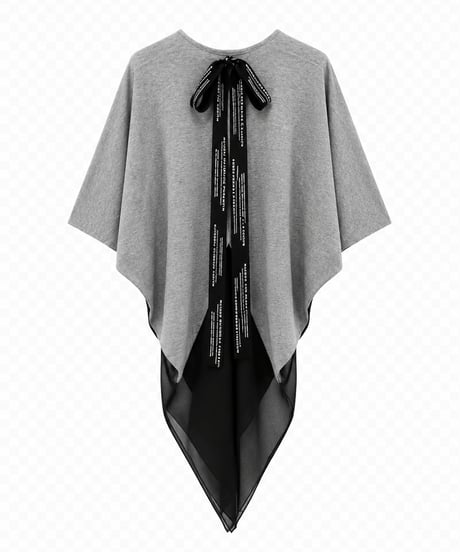 【MAISON MAVERICK】　ご予約  Back Ribbon Drape Tunic