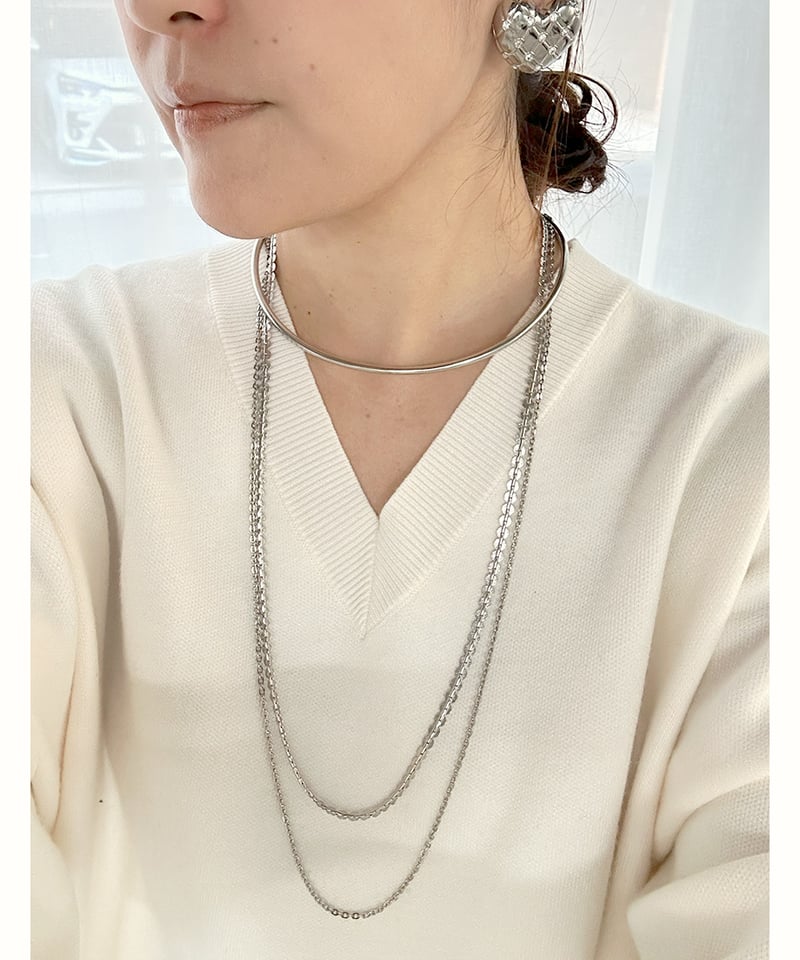 新品未使用【Sea'ds Mara】Layer beads necklace Sea'ds Mara】Layer beads necklace 新品未使用