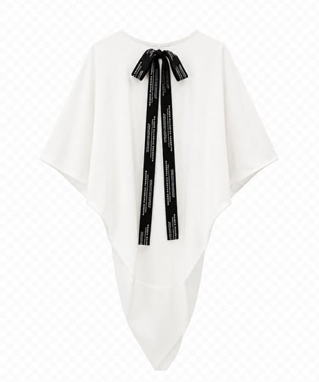 【MAISON MAVERICK】　ご予約  Back Ribbon Drape Tunic