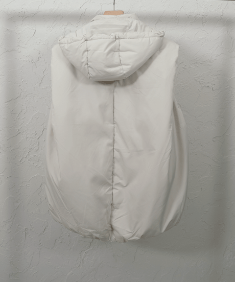 2way hoodie  down vest