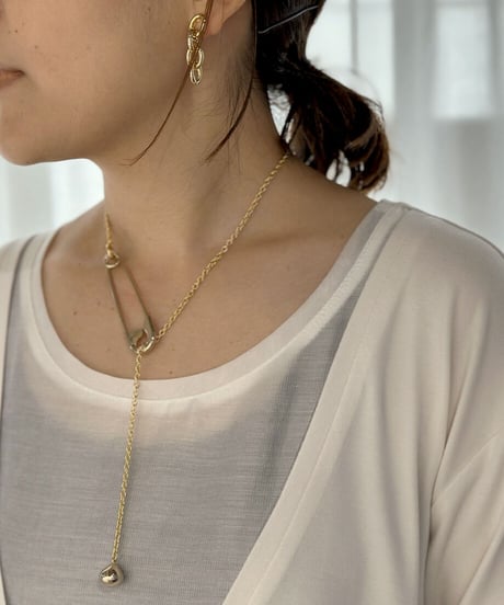 【Sea'ds mara】Oval chain pierce