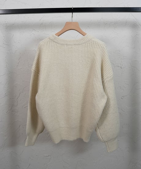 Wool knit【Whiteラスト2点】