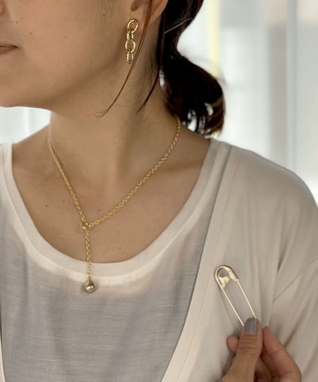 【Sea'ds mara】Oval chain pierce