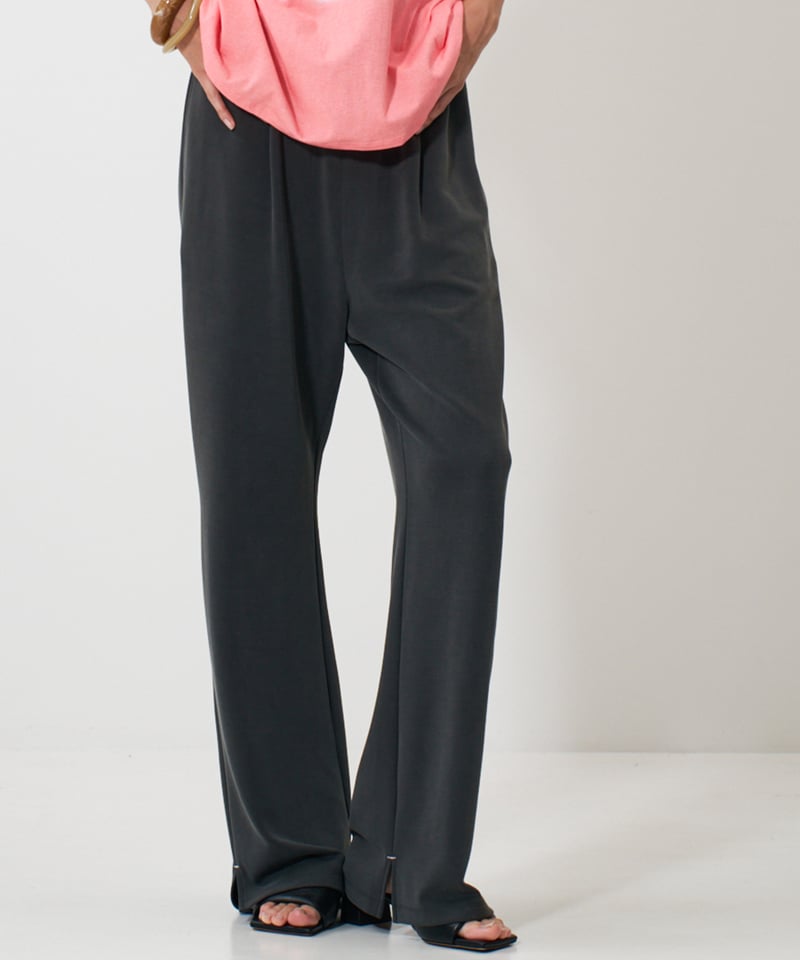 YENN】 ご予約 SIDE SLIT SLACKS | select shop Liren