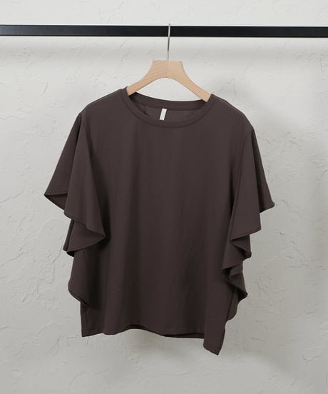 Georgette　frill blouse