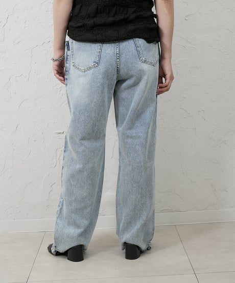 TUCK BELT DENIM PT【ラスト1点】