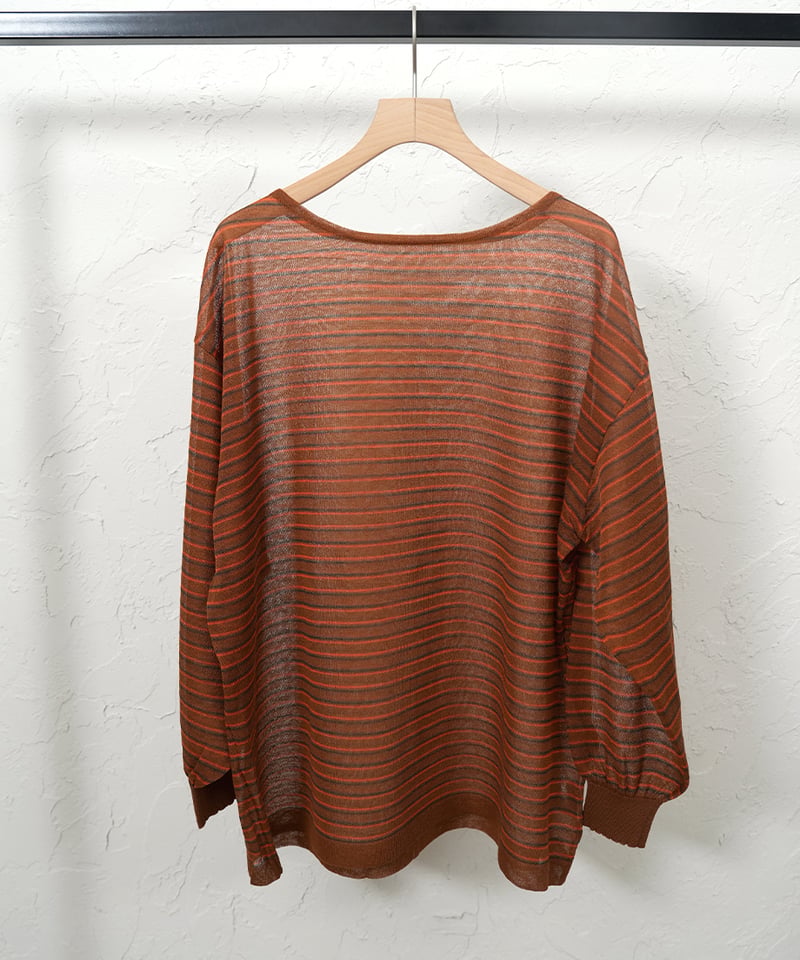 Sheer border knit【ラスト2点】 | select shop Liren