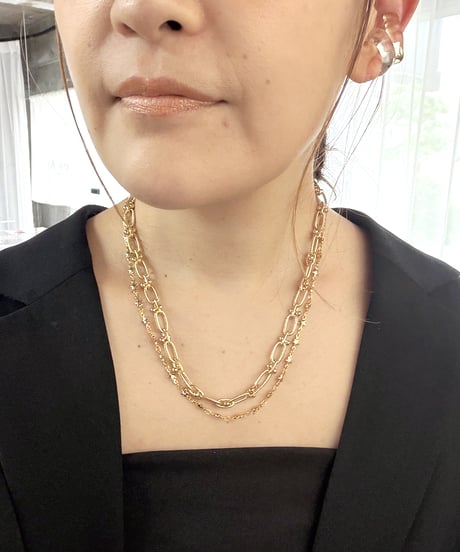 Oval link chain necklace