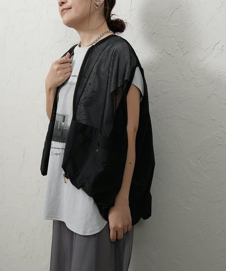 Mesh balloon gilet