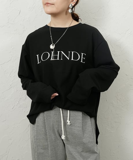 Georgette　logo pullover