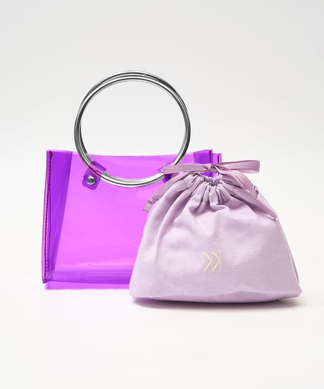 【YENN】　ご予約 RING CLEAR BAG MINI