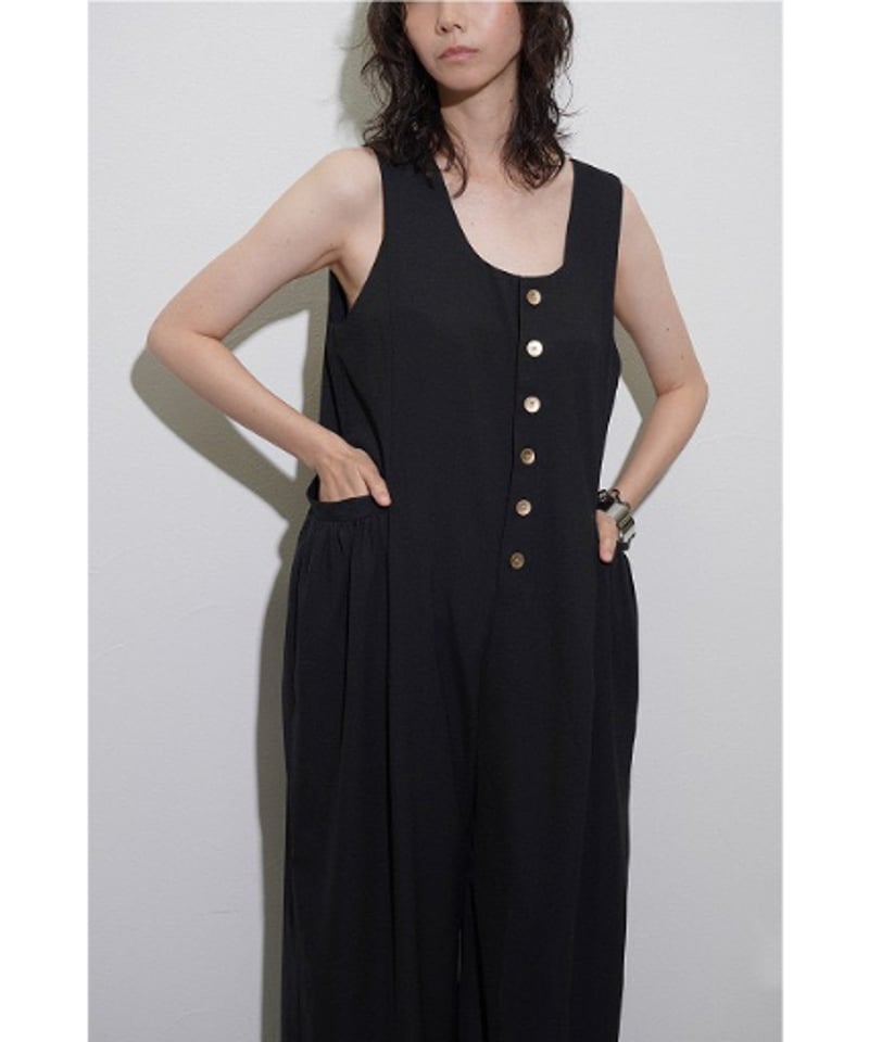 CYAN tokyo】 ご予約 ギャザーポケットサロペット | select shop