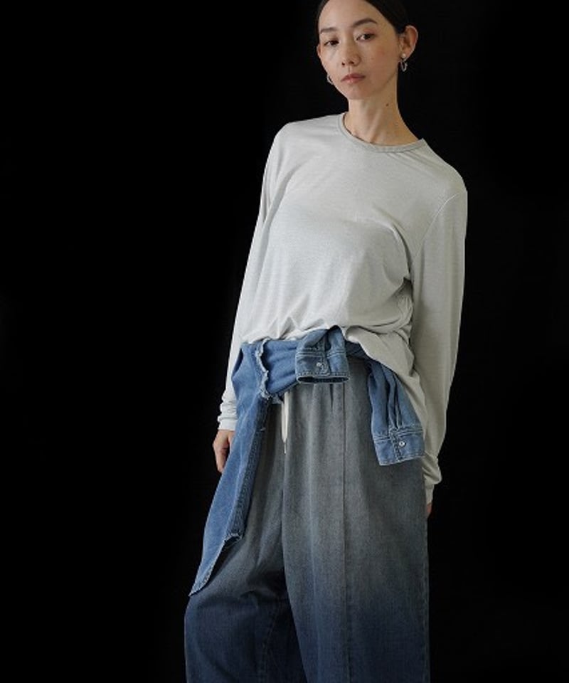 専用♥新品♡ CYAN TOKYO♡バックギャザージャージーTOP♡送料込み CYAN TOKYO（シアントーキョー）バックギャザージャージー