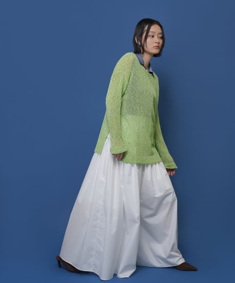ネップメッシュニットTOPS