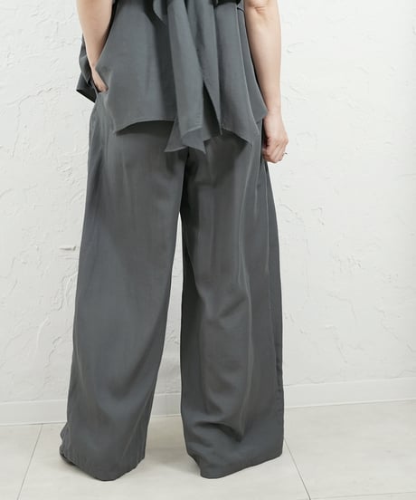 Cargo　linen blend　pants