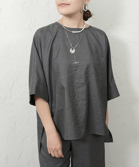 ローヘン lohen ブラウス LOHEN ローヘンギャザータックボリュームブラウス