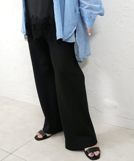 Linen touch　bias pants