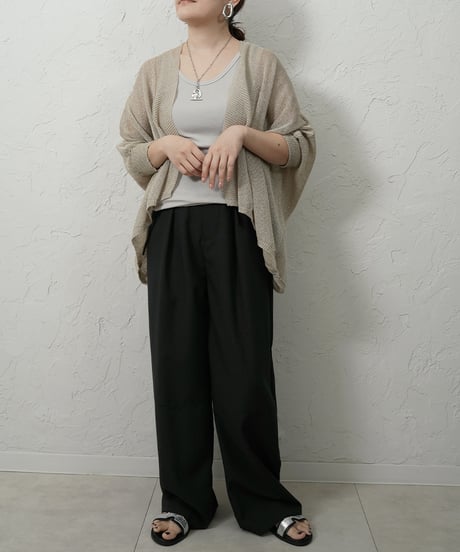 Stylish　rib tanktop【ラスト1点】
