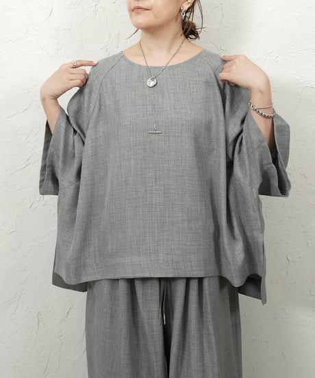 airy dolman blouse【grayラスト1点】
