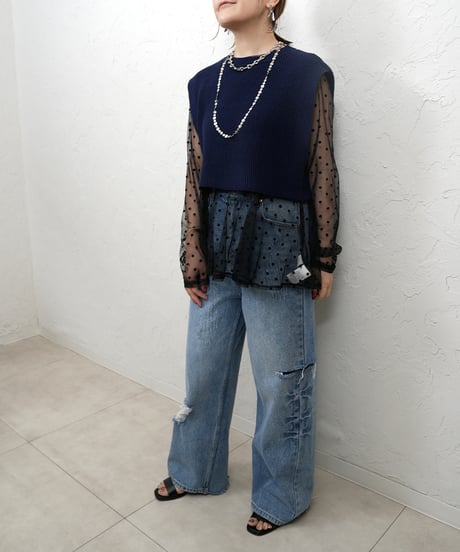 Dot tule tunic【ラスト1点】