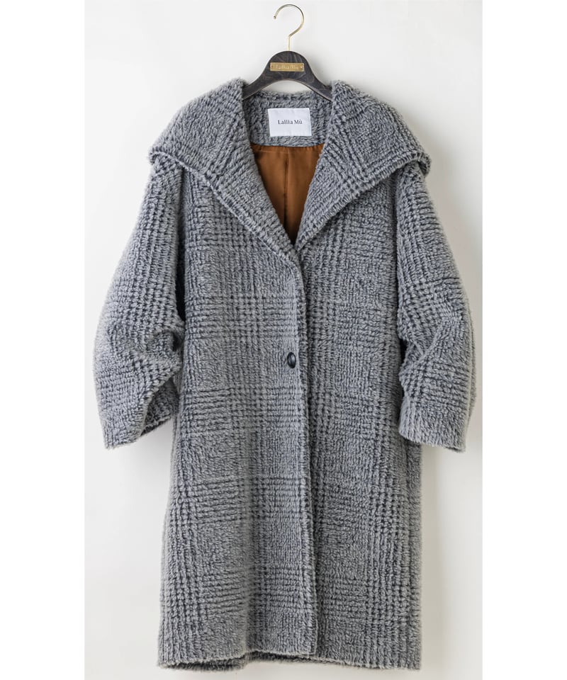 RiRi様 確認用 Lallia Mu】 ご予約 ビッグカラーチェックコート | select shop Liren