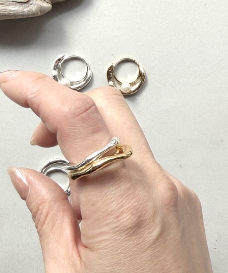 【Sea'ds mara】　 petit wave ring