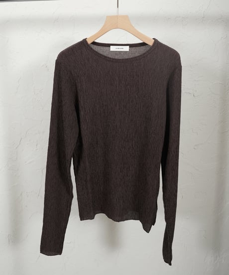 Karl Mayer　boat neck pullover【white,blackラスト2点】