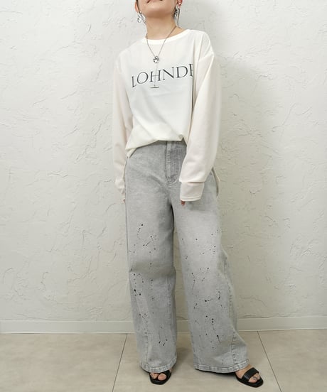 Georgette　logo pullover
