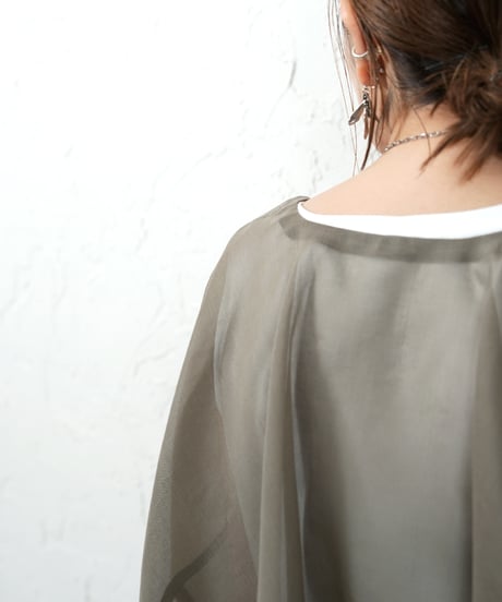 Sheer ZIP blouson【ラスト1点】