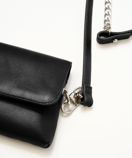 【YENN】　ご予約　再販　CHAIN BELT POUCH