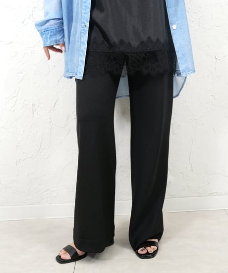 Linen touch　bias pants