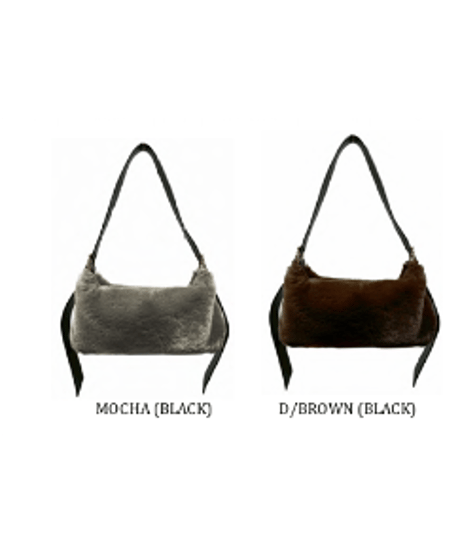ELMO eco rex fur mini bag