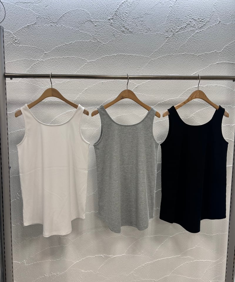 ROSIEE】 ご予約 2wayリブタンクトップ | select shop Liren