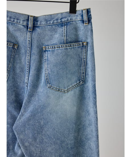TUCK BELT DENIM PT【ラスト1点】