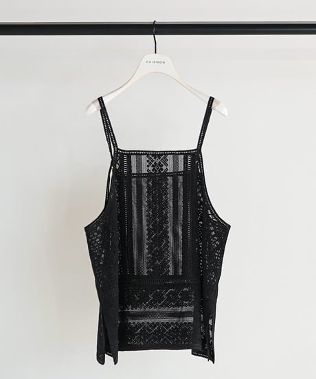 Patchwork race cami