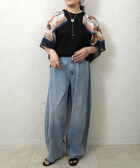 Scarf sleeve pullover【追加！ラスト1点】