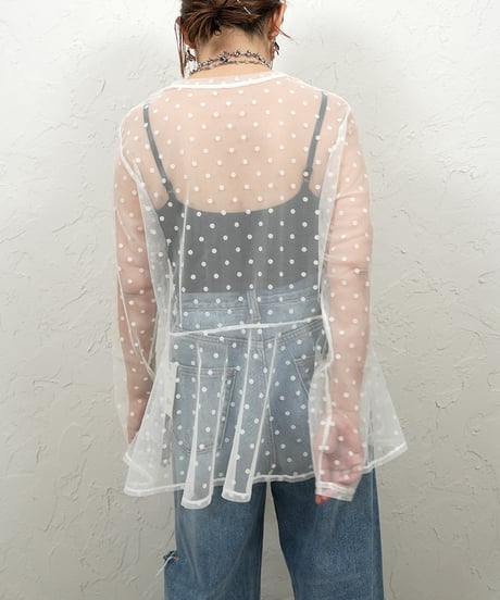 Dot tule tunic【ラスト1点】