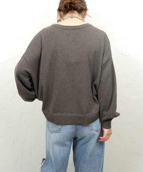 Cotton loose knit【mocaラスト1点】